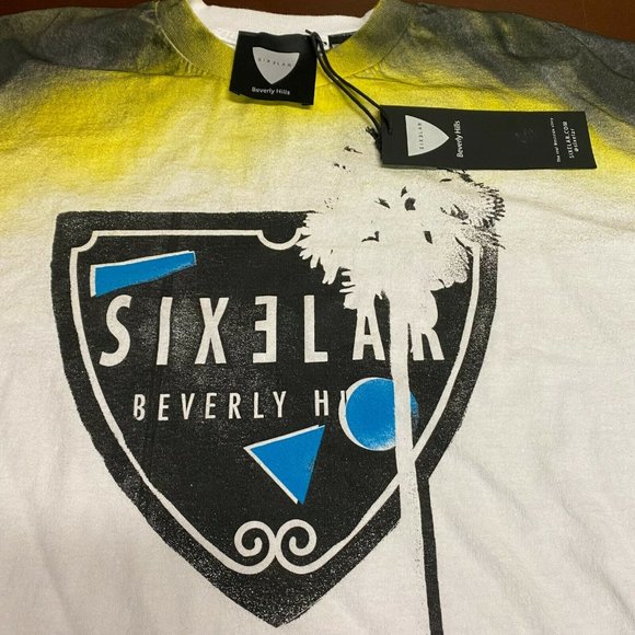 Sixelar Short Sleeves Pullover T Shirt Sz M, XL - Picture 2 of 4